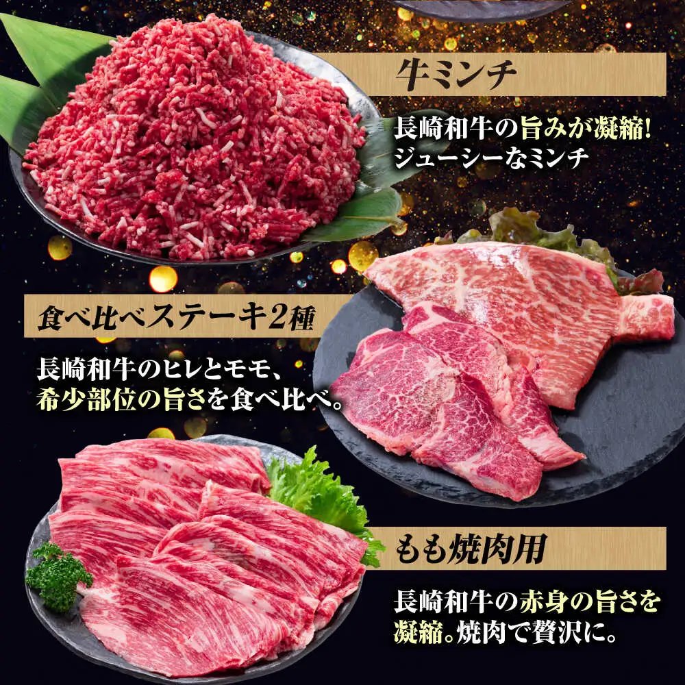 【12回定期便】長崎和牛 定期便 スタンダードコース 計7kg お楽しみ 牛肉 バラエティ定期便 国産 / ヒレ トモサンカク もも 焼き肉 すき焼き カルビ サーロイン 牛ミンチ ロース しゃぶしゃぶ リブロース / 南島原市 / 水田精肉店[SDZ043]
