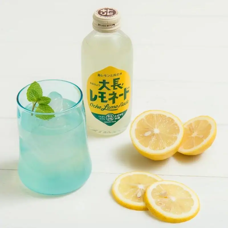大長レモネード8本セット 昔懐かしいレトロ飲料 ku090-018-r