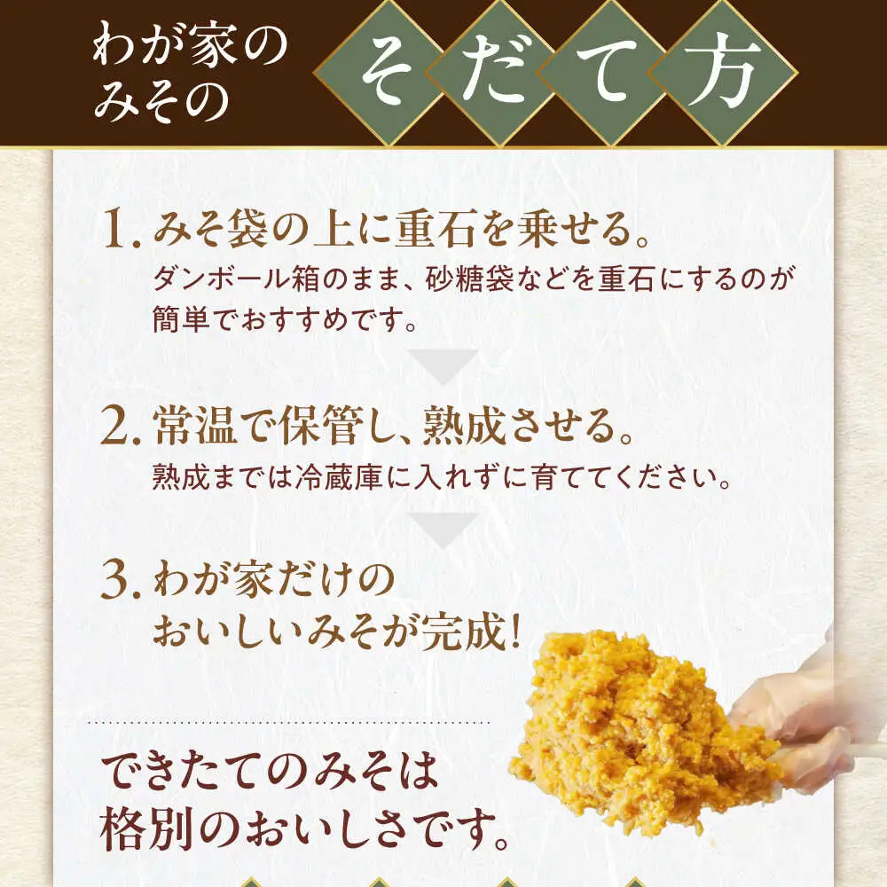 育てる味噌キット 5kg VAV019 みそ 米味噌 キット