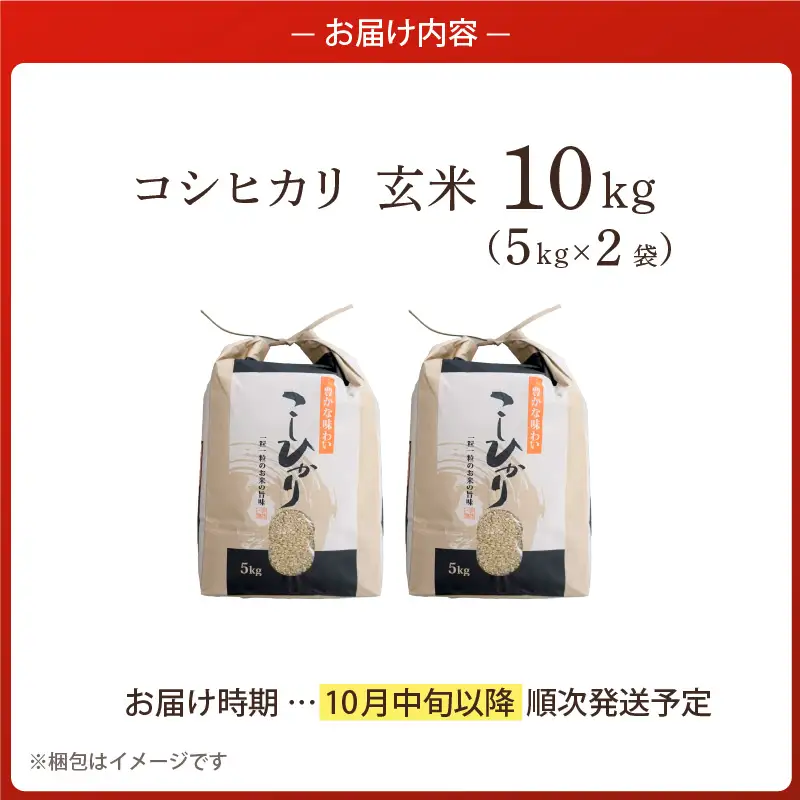 【令和8年産米 先行予約】 香美町産 減農薬 特別栽培米 新米 コシヒカリ 玄米 10kg（5kg×2袋） 【令和8年10月中旬以降発送予定】 米 こしひかり 82-02