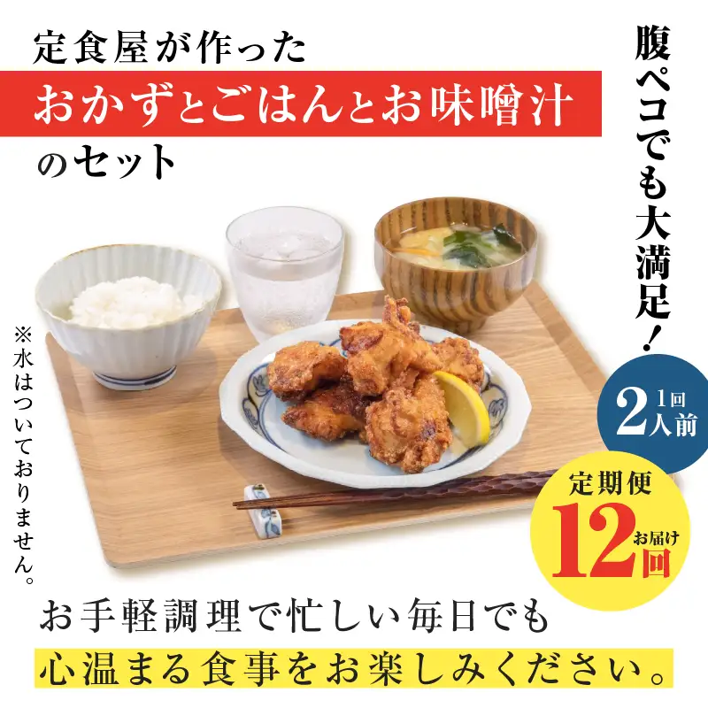 【 全12回定期便 】マジカル 冷凍 から揚げ 定食 K258-T02_c 惣菜 総菜