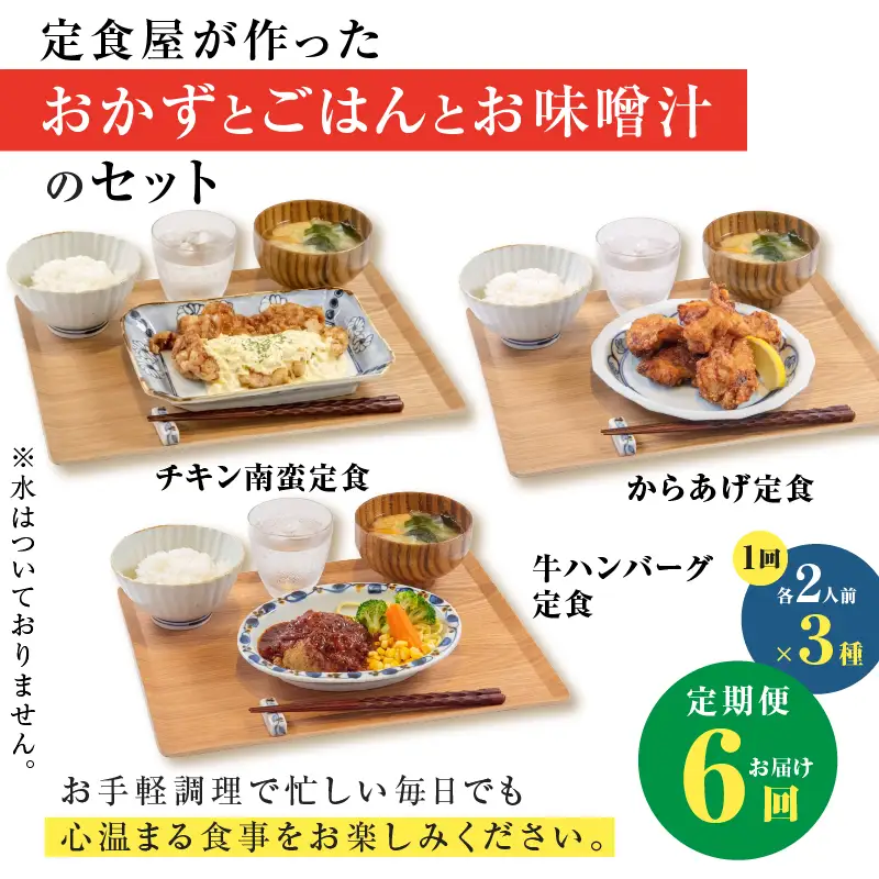 【 全6回定期便 】マジカル 冷凍 定食 三種 セット K258-T04_b 惣菜 総菜