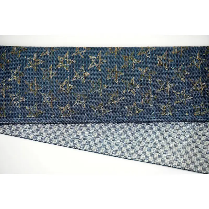 角帯　星空（紺）*リバーシブル幅約10.2cm×長さ約420cm