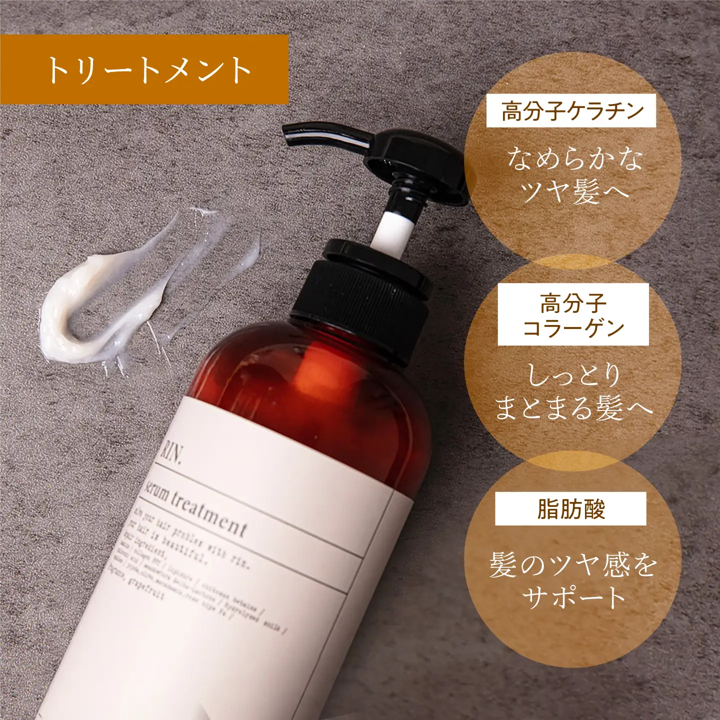 【全6回定期便】【2ヵ月に1回お届け】RIN. トリートメント 500ml sodatu.[AOCK047] トリートメント