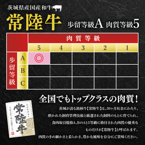 【4か月定期便】A5ランク常陸牛　食べ比べ　定期便コースC（EK-80）