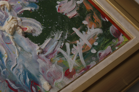 【 京阪百貨店厳選 】坂本 幸雪　シュガーアート（天使の樹）　F12サイズ：605×500㎜_OS048-0046