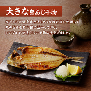 干物 大きな真あじの干物 200g×20(約4kg)【C9-015】