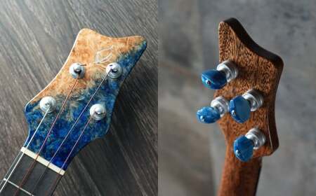【Leaf Instruments】ウクレレ「照り葉」テナーサイズ スプルース ＆ ローズウッド | 楽器 弦楽器 音楽 ハードケース付き