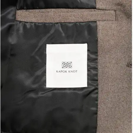 [KAPOK KNOT] チェスターコート UNISEX キャメル  Lサイズ1着 カポック ダウン【1373765】