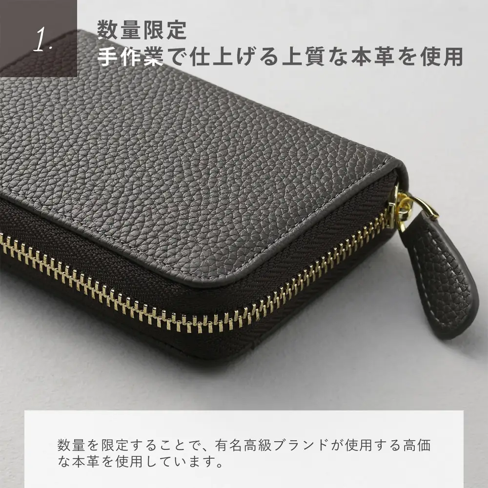 Y-STYLE 魔法の収納ウォレット（SMALL）【チャコールブラック】