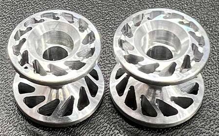タミヤ ミニ四駆用 ベアリングアルミローラー（切削加工品）2段アルミローラーセット（13-12ｍｍ）H825262-835262 ミニ四駆 アルミローラー 東原工業所 岐阜県 F4N-1889