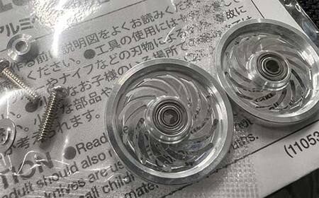 タミヤ ミニ四駆用 ベアリングアルミローラー（切削加工品）アルミローラーセット 19ｍｍ H797282 ミニ四駆 アルミローラー 東原工業所 岐阜県 中津川市 F4N-1899