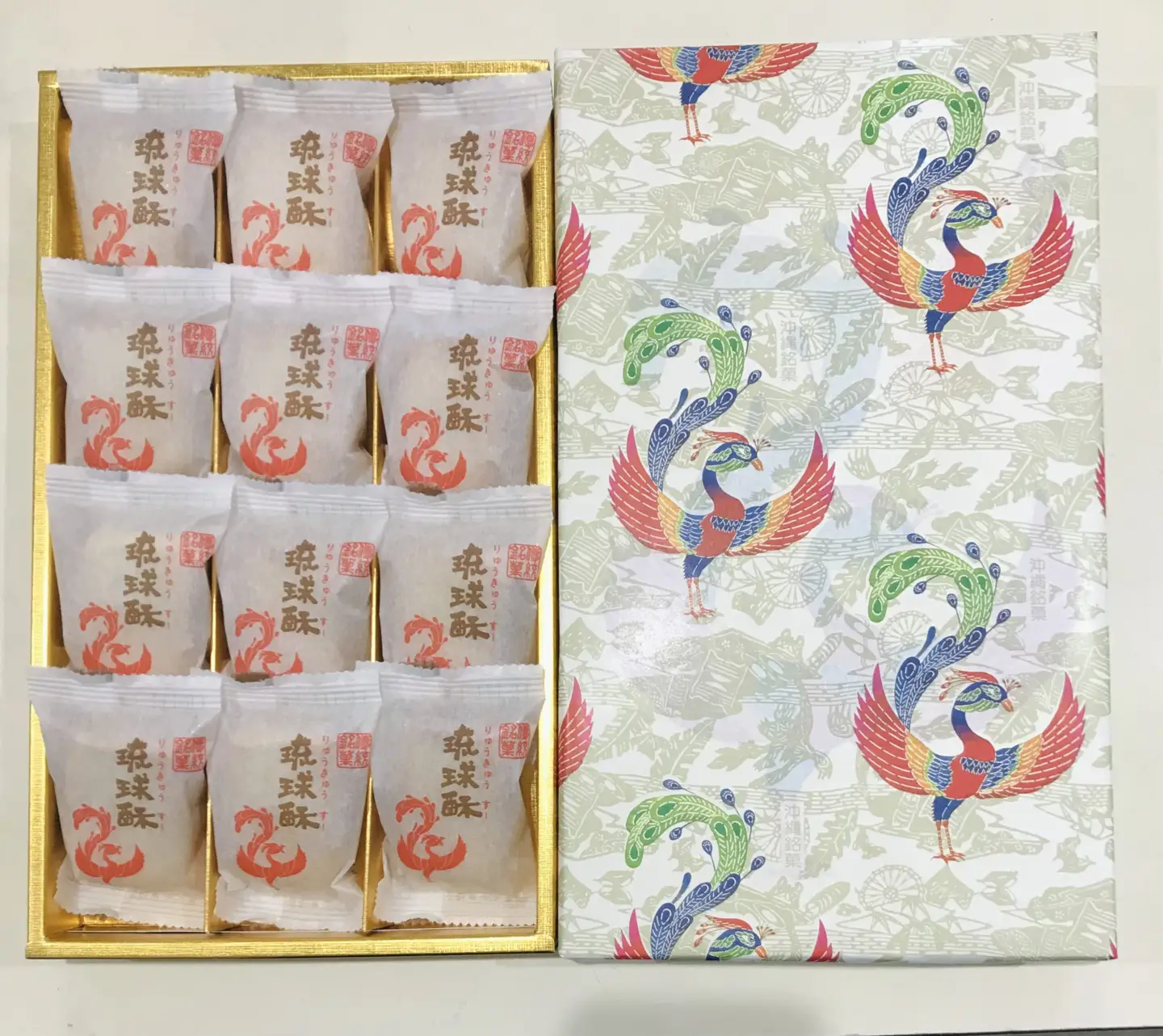 和菓子 【第一回沖縄県産業まつり県知事賞受賞】銘菓 琉球酥 (りゅうきゅうすー) 12個×2箱  BCDO002 お菓子
