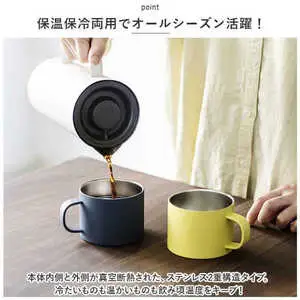 【グッドデザイン賞受賞 】 ステンレスマグ W ANA-28　コップ_OS155-0053-03
