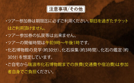 瑞浪市化石博物館 見学と化石採集プライベートツアー（半日）＆ グッズセット 瑞浪市[AZCJ005]