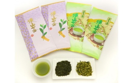 狭山茶詰合せ 4袋 セット 深蒸茶×2 くき茶×2 | お茶 狭山市茶業協会厳選
