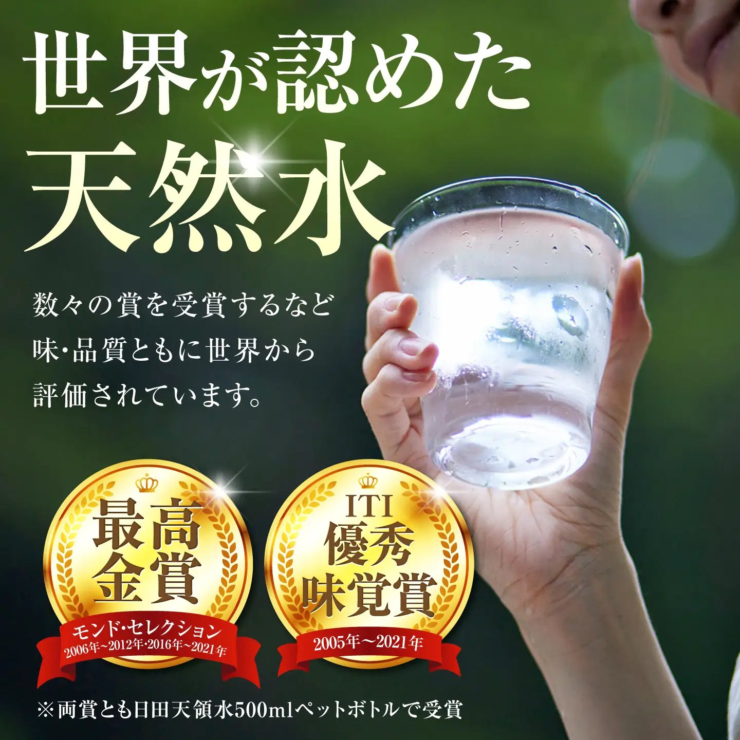 【最短1週間以内発送】日田天領水(ラベルレス) 500ｍl×24本 天然水 備蓄 防災 ミネラルウォーター シリカ [AREG059]
