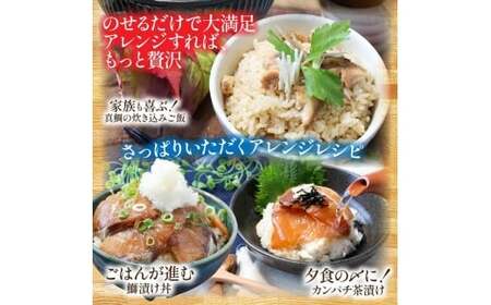 漬け丼セット4種 80g×各2P 3回定期便 