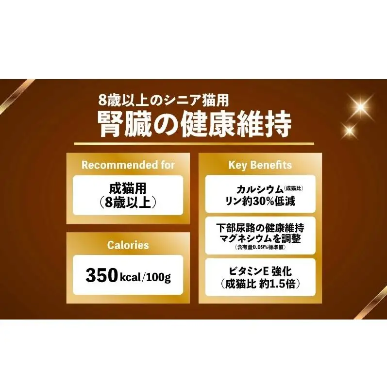 ビューティープロ キャット 腎臓の健康維持 8歳以上 1.4kg ｘ8(ケース単位) キャットフード
