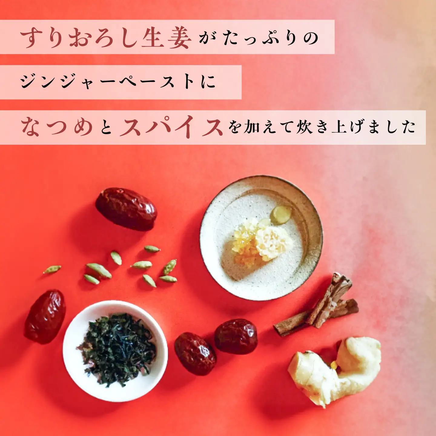ジンジャーチャイペースト【ノンカフェイン】 黒豆 小袋210g [BAAJ004] チャイ