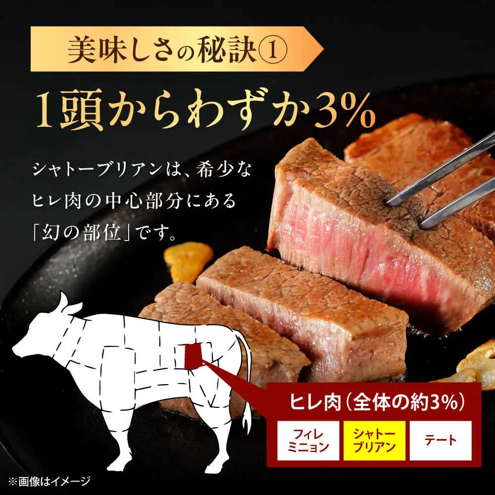 シャトーブリアン 佐賀牛ヒレ シャトーブリアン 400g[UEM012] ステーキ