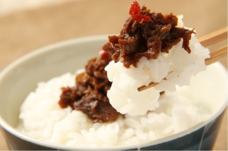 えぞ鹿肉しぐれ煮【生姜味・ピリ辛味 各220g×1箱】_I018-0420