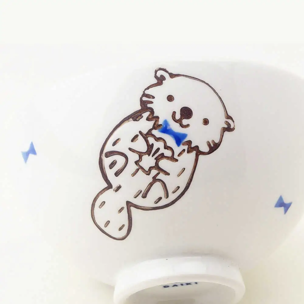 【波佐見焼】茶碗 ラッコ 食器【大貴セラミックス】[HF14]