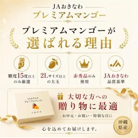 【2027年7月から順次発送】糖度15度以上!JAおきなわが厳正したプレミアムマンゴー4玉【配送不可地域：離島】【1642600】