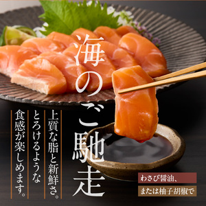 函館サーモン（450g） 刺身 新鮮 養殖 サーモン_HD231-018