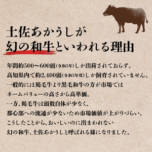【幻の和牛】土佐あかうし モモスライス 1パック 600g すき焼き モモ肉 MT-05
