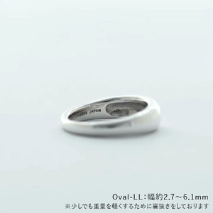 甲丸リング Laugh＆Yoke Oval-LL｜6.1mm｜シルバー925｜LY-004