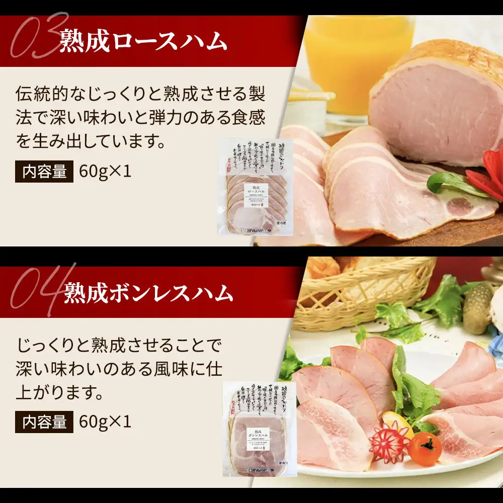 嶋田ハム お味見セット ソーセージ・ハム・ベーコン