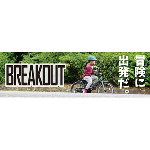 サカイサイクル キッズバイク ブレイクアウト・キッズBROK18 18インチ　フラットブルーグレー