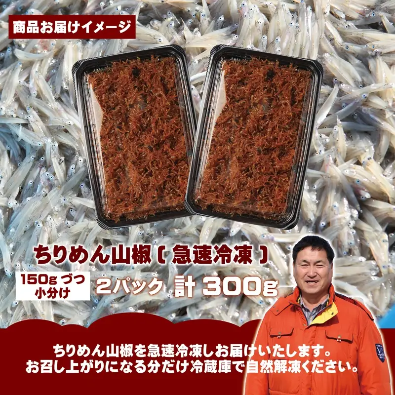 【お試し】ちりめん山椒しらす 300g