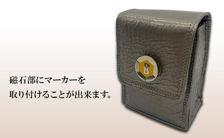 ゴルフ オーダーメイド スコープケース 革 距離計ケース ウエストポーチ ケース 革製品 ゴルフ用品 ギフト 兵庫 兵庫県 稲美町