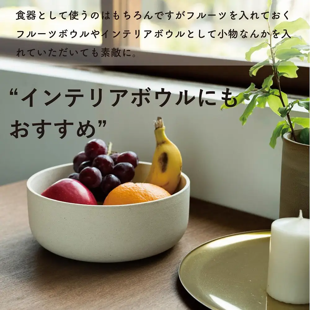 SHIROTSUCHI BOWL（L）ac-01　GRAIN WARE【信楽焼・明山】 (176779-40037540)