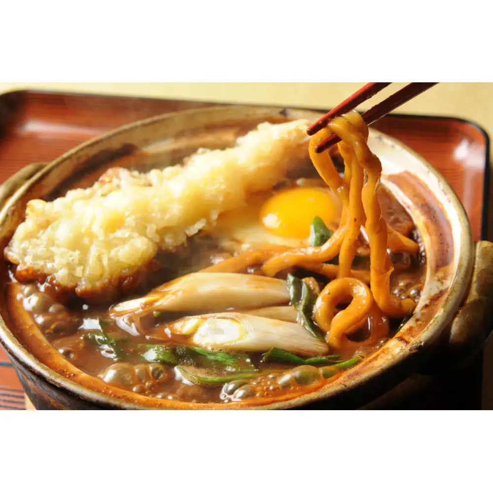 名古屋老舗 味噌煮込みうどん まことや天白 常温半なま麺（スープ付き）【4箱 12食入り】