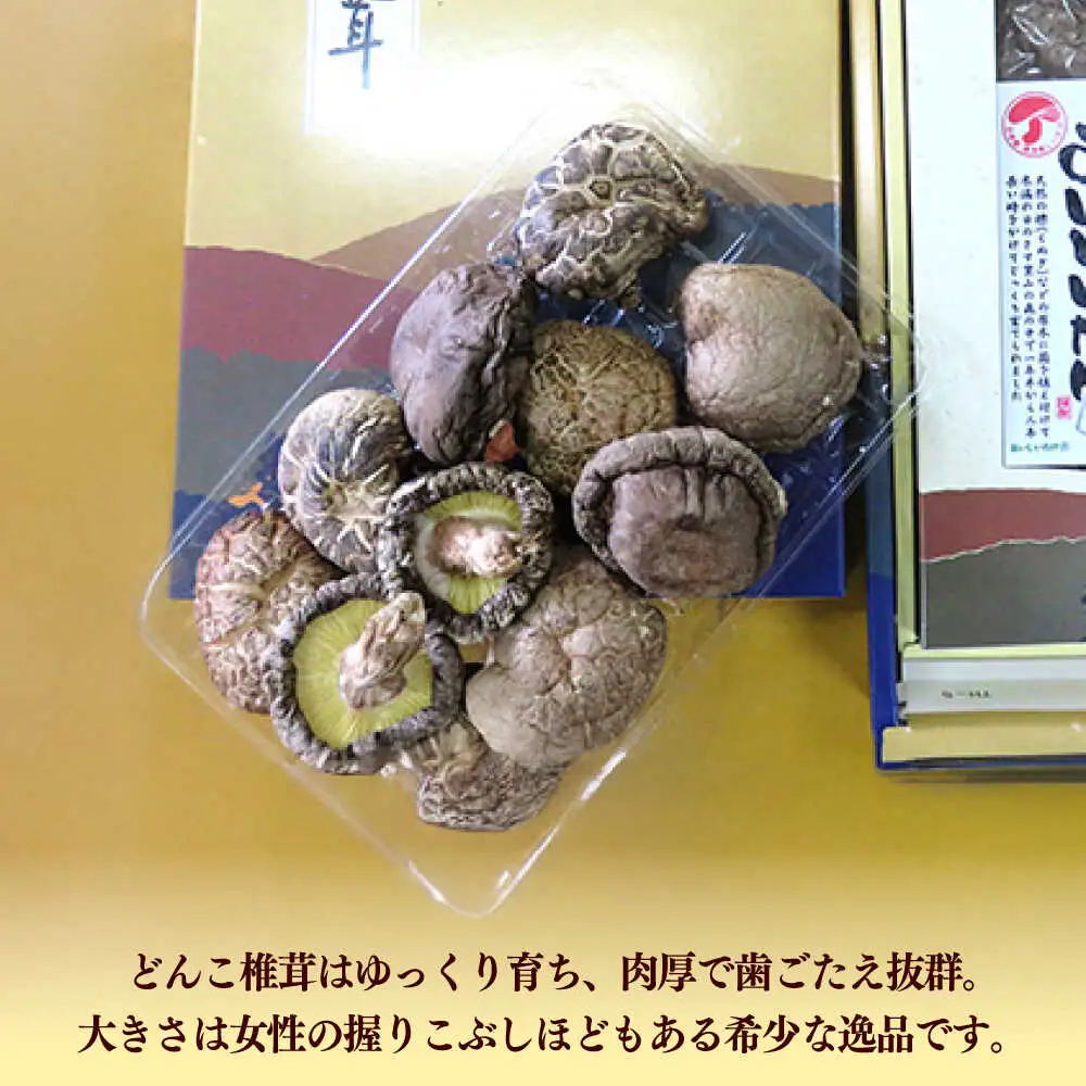 【お中元対象】【最短1週間以内発送】【大分県産】おいしいたけ 原木どんこ椎茸(120g) しいたけ[AREX001]