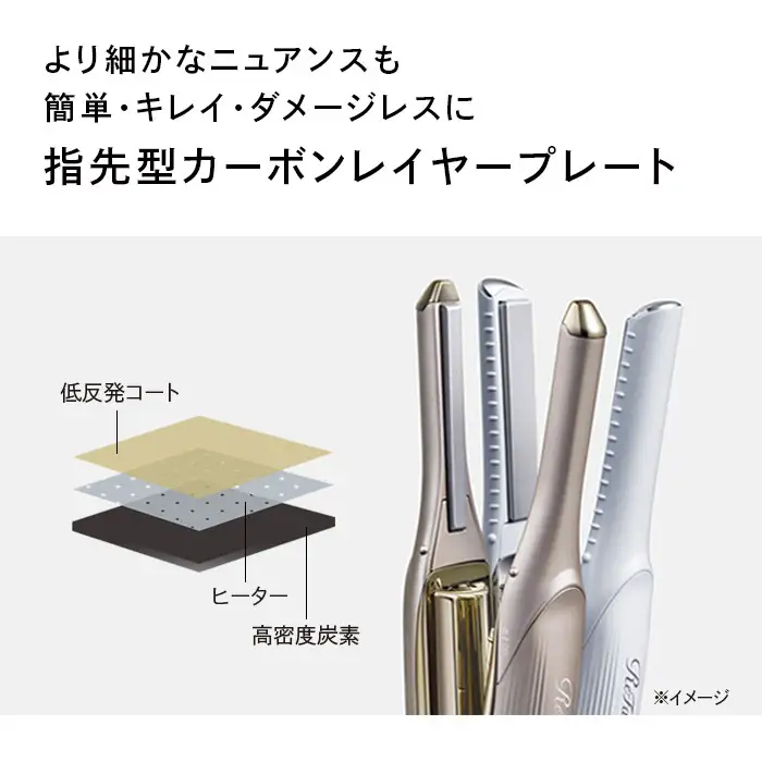 ReFa FINGER IRON ST 6【シャンパンゴールド】 アイロン リファ 家電 美容 アイロン