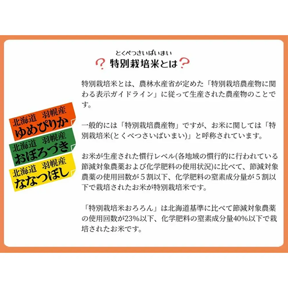 【2025年産】 北海道羽幌産 特別栽培米 ゆめぴりか5kg【0811602】