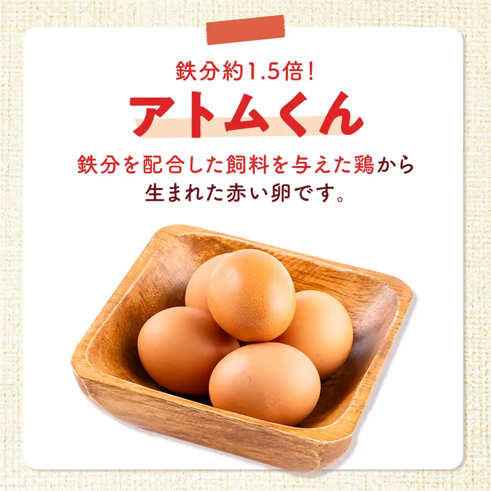 安田養鶏場のたまご アトムくん 30個入 AKHN002 たまご