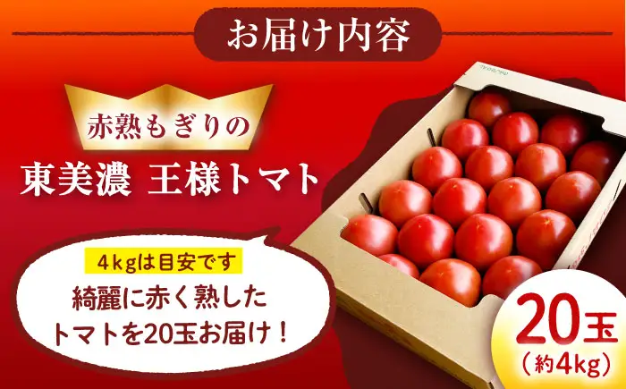 王様トマト 約4kg  [AUDS002]トマト