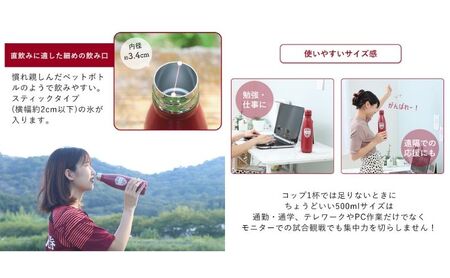 水筒 ステンレスボトル ヒッポ ヴィッセル神戸 保温保冷 水筒【500ml】