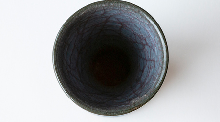 【 氷裂貫入青瓷 】花器 （ 小野寺裕司 作 ） 