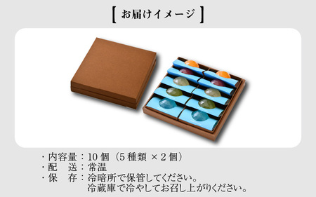 [009-a010] ジュレビレッジ 10個（5種類 × 2個）