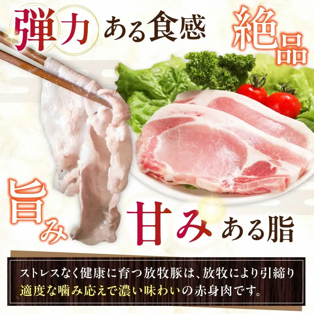 放牧豚ロース 豚丼の具 計1280g（160g×8） [AXBA143]