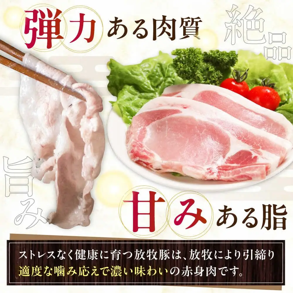 放牧豚 モモチャーシュー 計450g（225g×2） [AXBA145]