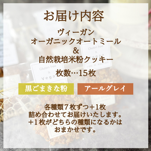クッキー 15枚 ヴィーガン クッキー KF002-2 