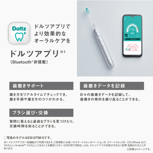 電動歯ブラシ パナソニック W音波振動ハブラシ ドルツ EW-DP58-W 歯ブラシ