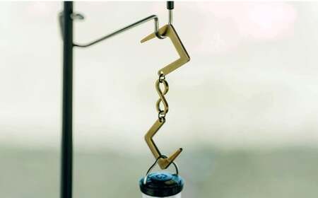 MUGEN HOOK BRASS 1個 フック ギア吊り下げ用 アルミ製 真鍮 シンプル 上質 耐荷重600g程度